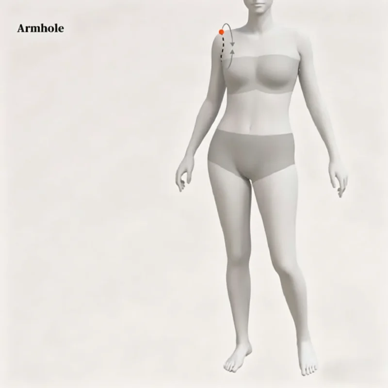 How to measure armhole circumference for cheongsam, detailed qipao size measuring tutorial